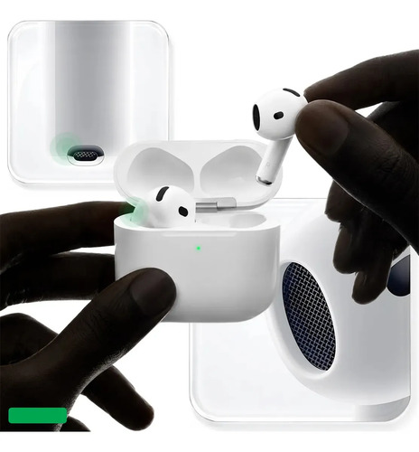 Fones de ouvido sem fio com estojo de carregamento