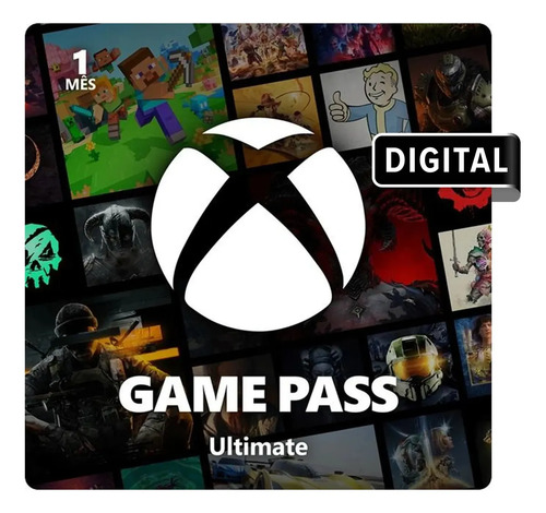 Cartão digital de assinatura Xbox Game Pass Ultimate