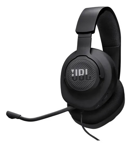 Fone de ouvido gamer JBL Quantum 100M2 preto com microfone