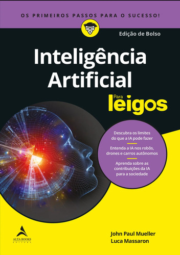 Capa do livro Inteligência artificial para leigos