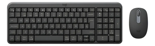 Teclado e mouse sem fio pretos