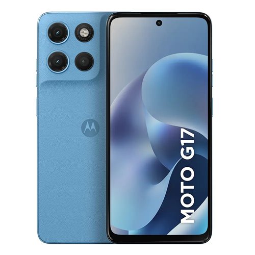 Smartphone Motorola Moto G17 azul