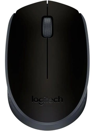 Mouse sem fio preto Logitech M170