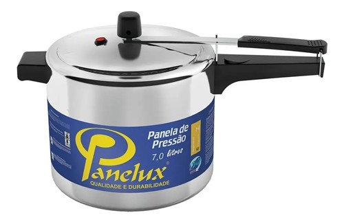 Panela de pressão de alumínio polido